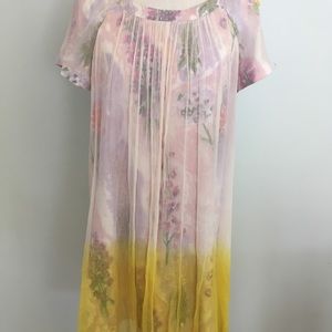 Anthropologie by HD Floral Swing Dress Size 10